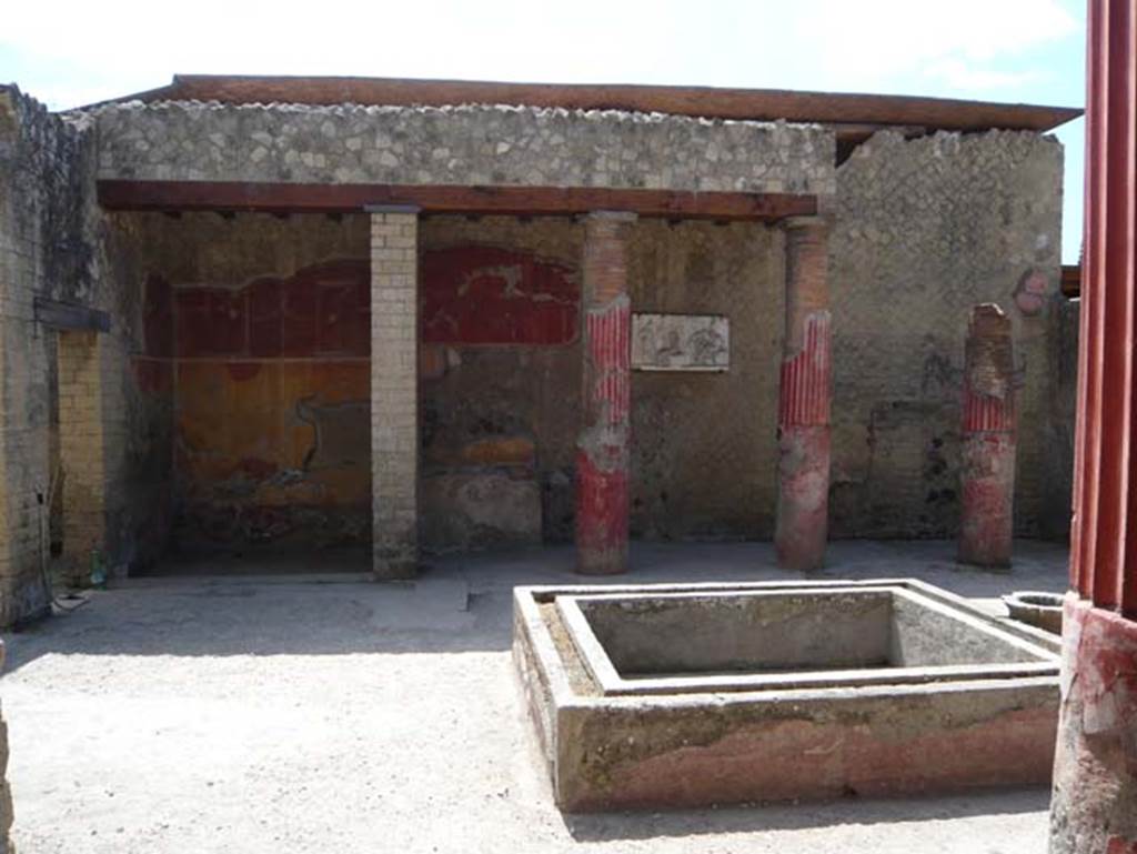 Ins. Or.I.2, Herculaneum. August 2013. Looking south across atrium. Photo courtesy of Buzz Ferebee.